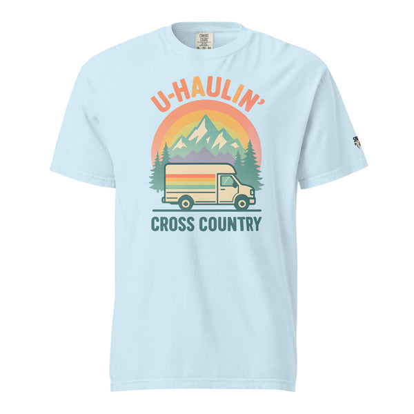 U-Haulin’ Cross Country T-Shirt unisex pride tee, inclusive queer fashion by Sparked By Pride